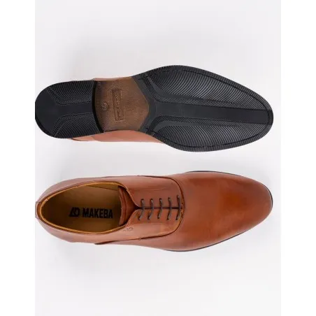 Chaussures en cuir Dante – DB04 Marron 272 - MAKEBA