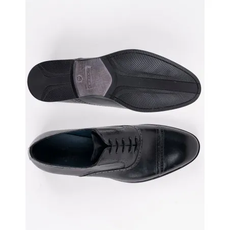 Chaussures en cuir Dante – DB03 Noir - MAKEBA