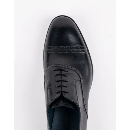 Chaussures en cuir Dante – DB03 Noir - MAKEBA