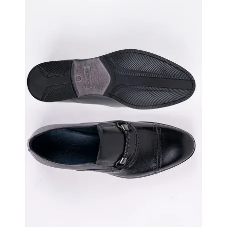 Chaussures en cuir Dante – DB01 Noir - MAKEBA