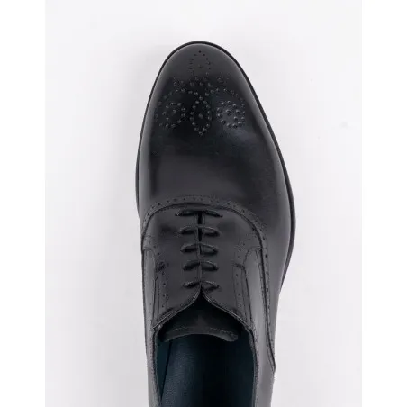 Chaussures en cuir Dante – DB02 Noir - MAKEBA
