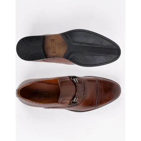 Chaussures en cuir Dante – DB01 Marron 290 - MAKEBA