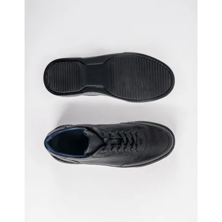 Baskets en cuir Enzo – E11 Noir - MAKEBA