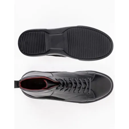 Boots en cuir Enzo – E10 Noir - MAKEBA