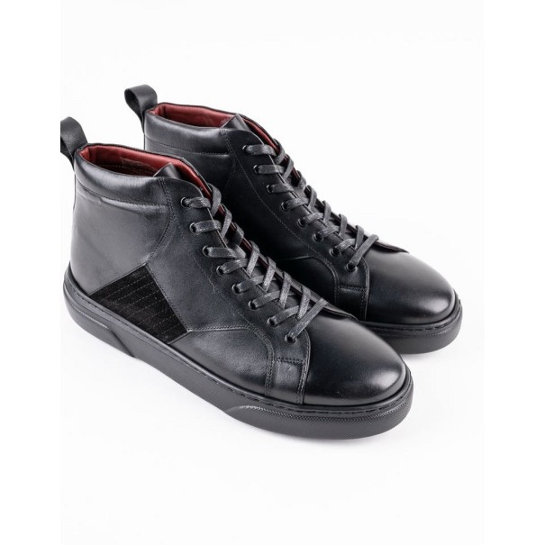Boots en cuir Enzo – E10 Noir - MAKEBA