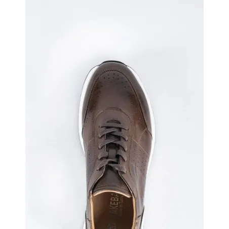 Baskets en cuir Ricardo – 1302 Marron 234 - MAKEBA