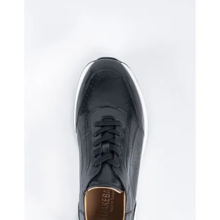 Baskets en cuir Ricardo – 1302 Noir - MAKEBA