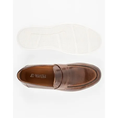 Slip-on Mario – CU01 Marron - MAKEBA