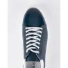 Basket en cuir Raffaello – Mac02 Bleu - MAKEBA