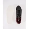Baskets en cuir Leo – CU05 Noir Glacé - MAKEBA