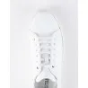 Baskets en cuir Leo – CU05 Blanc - MAKEBA