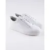 Baskets en cuir Leo – CU05 Blanc - MAKEBA