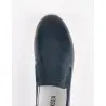 Slip-on en cuir Leo – CU10 Bleu - MAKEBA