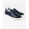Slip-on en cuir Leo – CU10 Bleu - MAKEBA