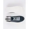 Baskets en cuir Leo – CU21 Bleu - MAKEBA