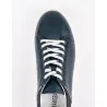 Baskets en cuir Leo – CU21 Bleu - MAKEBA
