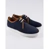 Baskets en cuir Leo – CU32 Bleu - MAKEBA