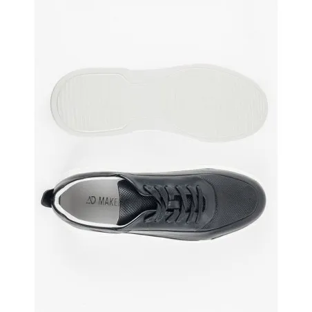 Chaussures en cuir Luigi – LF02 Noir - MAKEBA