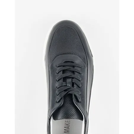 Chaussures en cuir Luigi – LF02 Noir - MAKEBA