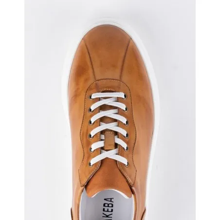 Baskets en cuir Danilo – BLC09 Camel - MAKEBA