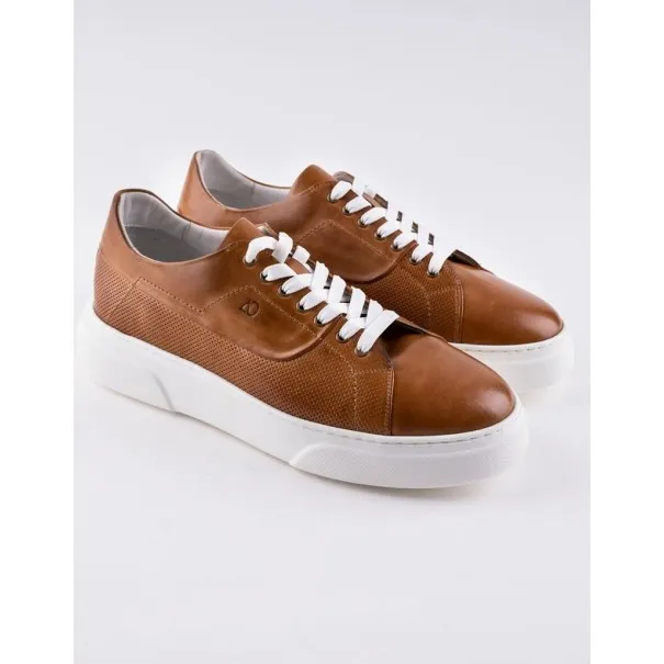 Chaussures en cuir Luigi – LF11 Camel - MAKEBA