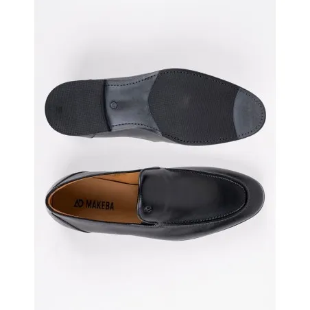 Chaussure en cuir Luca – CLA11 Noir - MAKEBA