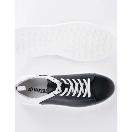 Basket Casual Homme MAKEBA  MAC01 NOIR - MAKEBA