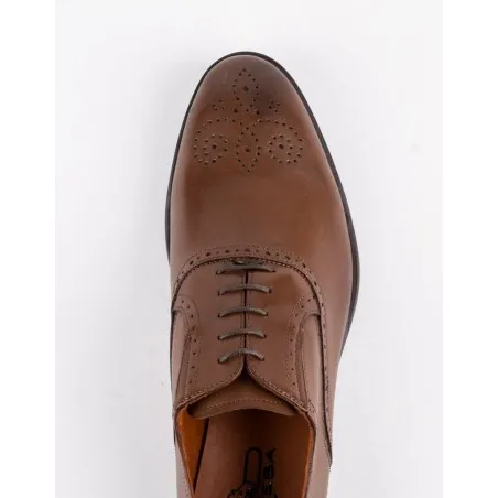 Chaussure en cuir Dante – DB02 Marron - MAKEBA