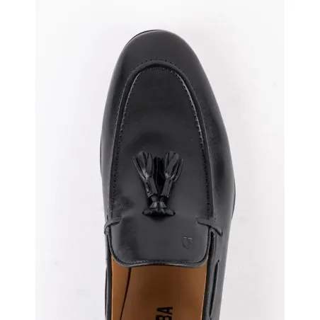 Chaussure en cuir Luca – CLA06 Noir - MAKEBA