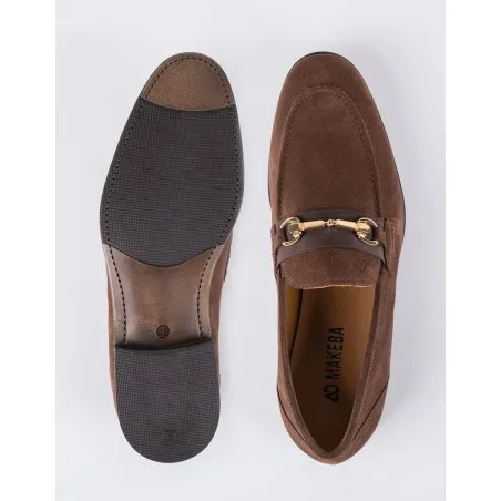 Chaussures Luca – CLA7 – Daim marron - MAKEBA