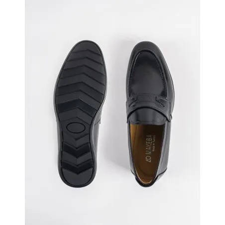 Chaussure en cuir Miro – 7807 Noir - MAKEBA