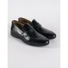 Chaussure en cuir Miro – 7807 Noir - MAKEBA