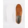 Slip-on en cuir Leo – CU10 Camel - MAKEBA