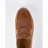 Slip-on en cuir Luigi – LF01 Camel - MAKEBA