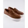 Slip-on en cuir Luigi – LF01 Camel - MAKEBA