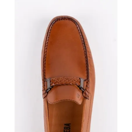 Mocassins en cuir Tino – TD101 Marron 272 - MAKEBA