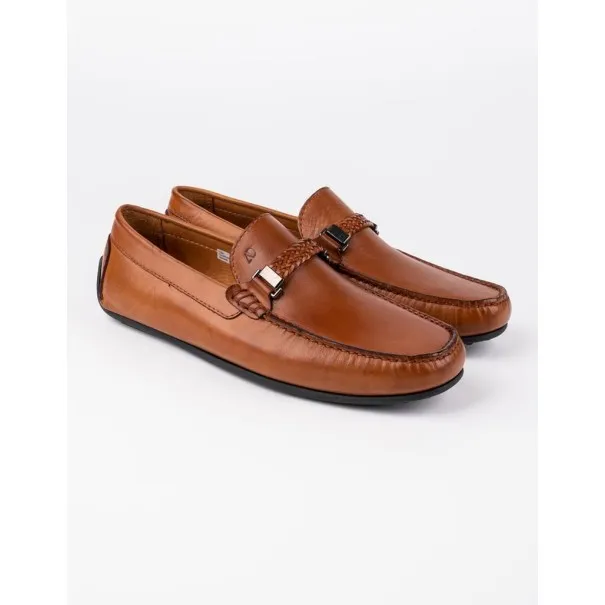 Mocassins en cuir Tino – TD101 Marron 272 - MAKEBA