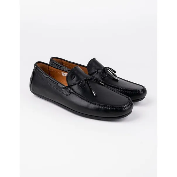 Mocassins en cuir Tino – TD103 Noir - MAKEBA