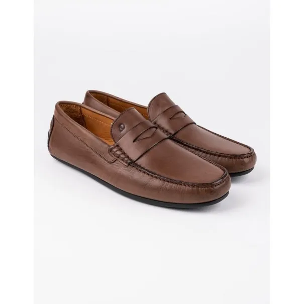 Mocassins en cuir Tino – TD100 Marron 290 - MAKEBA