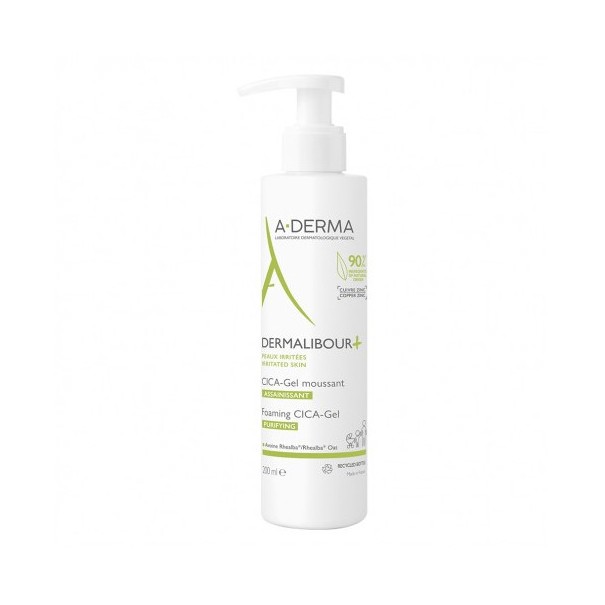 A-DERMA DERMALIBOUR+ CICA GEL MOUSSANT 200ML - 