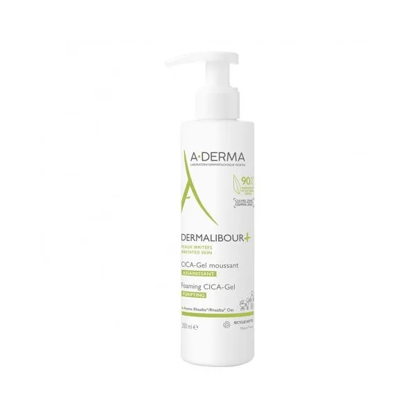 A-DERMA DERMALIBOUR+ CICA GEL MOUSSANT 200ML - 
