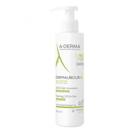 A-DERMA DERMALIBOUR+ CICA GEL MOUSSANT 200ML - 