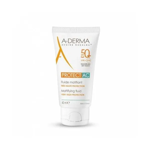 A-DERMA PROTECT AC FLUIDE MATIFIANT SPF50+ 40ML - ADERMA