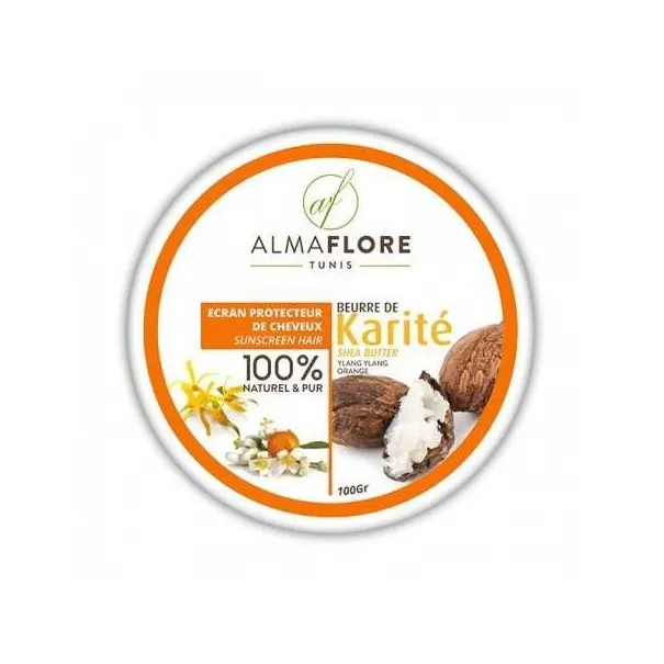 ALMAFLORE BEURRE DE KARITE YLANG YLANG ET ORANGE 100GR - 