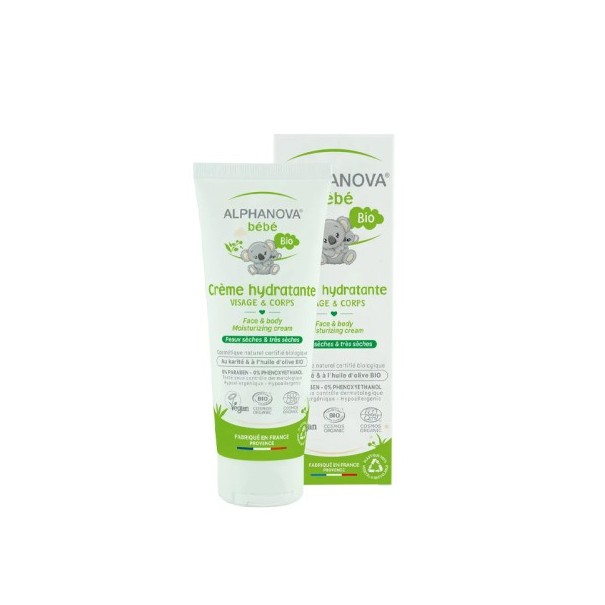 ALPHANOVA BEBE BIO CREME HYDRATANTE VISAGE&CORPS 75ML - ALPHANOVA
