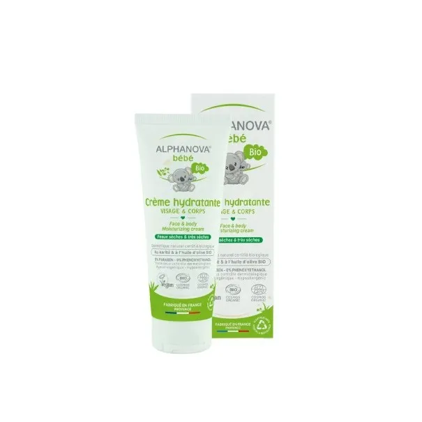 ALPHANOVA BEBE BIO CREME HYDRATANTE VISAGE&CORPS 75ML - ALPHANOVA
