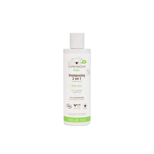 ALPHANOVA SHAMPOING 2EN1 BIO 200ML - ALPHANOVA