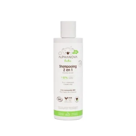ALPHANOVA SHAMPOING 2EN1 BIO 200ML - ALPHANOVA