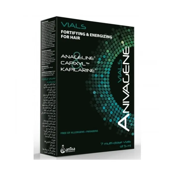 ANIVAGENE AMPOULE ANTI CHUTE FORTIFIANT & ENERGISANT 7*5ML - ANIVAGENE