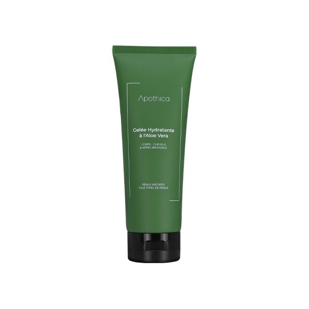 APOTHICA GELEE HYDRATANTE ALOE VERA CORPS CHEVEUX APRES BRONZAGE 200ML - ASEPTIKA